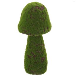 Garden Decorations Simulated Moss Mushroom Forest Series Wedding Shopping Mall El Window Decoration Ornaments (small Green Mushroom)