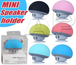 Cartoon Mushroom Wireless Speaker Mini Home Outdoor Protable Bluetooth Speakers o Sound Bass With Retail Package5241953