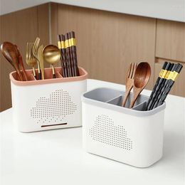 Kitchen Storage Hollow Household Chopsticks Cage Spoon Organizer Drying Rack Tableware Supplies Box Breathable