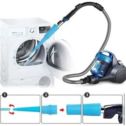 Dryer Vent Cleaner Kit Vacuum Attachment Bendable Dryer Lint Remover with Guide Wire Dryer Lint Screen Cleaning Hose