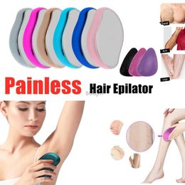 Bath Tools Accessories Physical Safe Hair Eraser Men Women Crystal Remover Painless Epilator Easy Cleaning Reusable Body Care Depilation Tool 240413