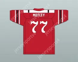 CUSTOM ANY Name Number Mens Youth/Kids Marion Motley 77 Canton McKinley High School Pups Red Football Jersey 2 Top Stitched S-6XL