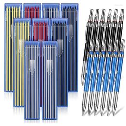 Decorative Figurines 12 Pieces Colourful Refills Mechanical Pencil For Construction Workers Metal Work Plumbers