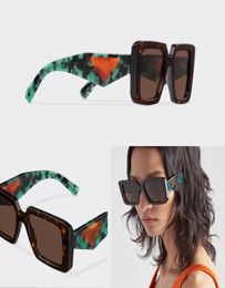 Symbole sunglasses designer green turquoise Summer Acetate frame black Sun glasses luxury For Women beach Retro Big Square Full Fr8664956