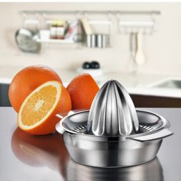 2024 Portable Lemon Orange Manual Fruit Juicer 304 Stainless Steel Kitchen Accessories Tools Citrus 100% Hand Pressed Juice Maker for