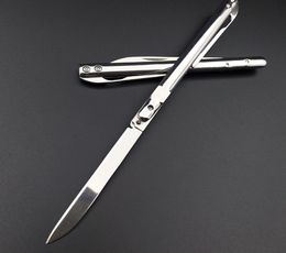 Stainless Steel Pen Pocket Folding Knives Outdoor EDC Tool Mini Portable Tactical Knife Survival Self Defence for Women4999108