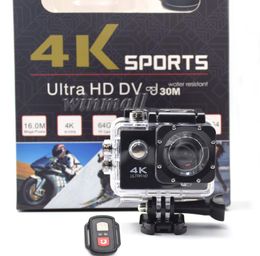 Cheapest 4K Action Camera with Remote Control 1080P Full HD Sport Camera Waterproof DV Retail Package Full Accessories8194282