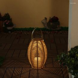 Garden Solar Lighting Lamp Outdoor Lantern LED Camping Lawn Waterproof Landscape Decorative Pannel