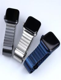 Stainless Steel Strap For Apple Watch 7 Band 41mm 45mm i 44mm40mm Butterfly Metal Bracelet Serie 6 5 4 Se 2205075839062