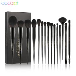 Shadow Docolor Eyeshadow Brush Set Black Eye Makeup Brushes Blush Concealer Foundation Eyeshadow Liner Blending Brush Cosmetic Tools