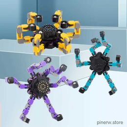 Decompression Toy Kids Deformed Fidget Spinner Chain Toys For Children Resistance Hand Spinner Vent Toys Adult Gift