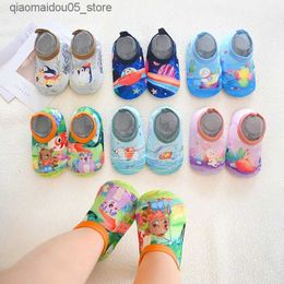 Kids Socks Baby Colour Cartoon Animal Swimming Pool Beach Water Shoes Childrens Swimming Surfing Sports Shoes Non slip Indoor and Outdoor Socks Q240413
