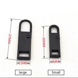 2Pcs Zipper Universal Replacement Slider Metal Detachable Pull Tabs Repair Kit DIY Craft Sewing Tools Broken Backpacks Boots