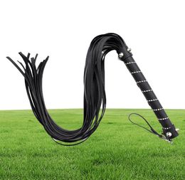 BDSM PU Leather Whip Flogger Ass Spanking Bondage Slave SM Restraints In Adult Games For Couples Fetish Sex Toys For Women Men H6690448