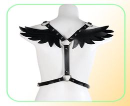 Belts Leather Harness Women Pink Waist Sword Belt Angel Wings Punk Gothic Clothes Rave Outfit Party Jewelry Gifts Kawaii Accessori9095413