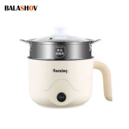 Pots Multi Cookers Nonstick Pan Electric Rice Cooker Heating Pan Electric Cooking Pot Machine Double Layer Steamed Eggs Pan Soup Pot