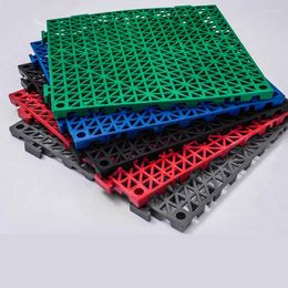 Bath Mats Thickened Joint Anti Slip Floor Mat Hollow Waterproof Suspended PVC Plastic Bathroom Shower Room