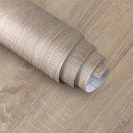 Wallpapers Classic Wood Grain Peel And Stick Wallpaper Self Adhesive Removable Contact Paper Plank For Decorative Wall