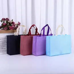 Shopping Bags Eco Friendly Tote Bag Foldable Shoulder Handbag Fabric Grocery Non-woven Large Capacity