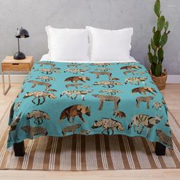 Blankets H Is For Hyena Throw Blanket Plush Double