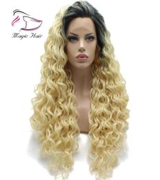 T1B613 Full Lace Human Wig with Baby Hair Pre Plucked Brazilian Remy Hair Ombre Blonde 150Density Lace frontal Human Hair Wigs9616435