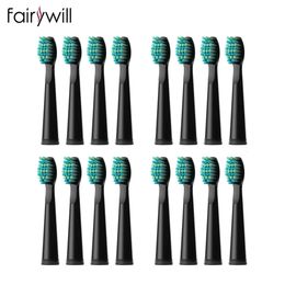 Electric Toothbrush Heads Replacement Brush Heads Suitable for Fairywill 507 508 917 959 551 2303 Toothbrushes 16pcs4 pack 240411