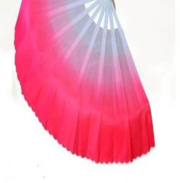 New Chinese silk dance fan Handmade fans Belly Dancing props 6 colors available Drop dance fan Handmade7913809