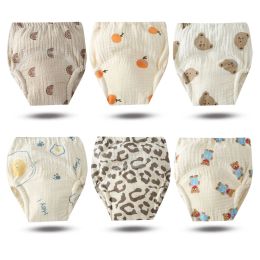 Trousers New Cute Baby Waterproof Reusable Potty Training Pants Cotton Diaper Infant Shorts Nappies Panties Nappy Changing Underwear