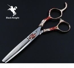 Black Knight 6 Inch Professional Hairdressing Scissors Set Beauty Salon Hair CuttingThinning Barber Shears Modeling Tools4134973