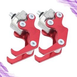 Motorcycle Helmets 2 PCS Bike Accessories Motorbike Extension Hook Motocycle Red