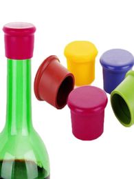 500pcs Reusable Silicone Wine Beer Top Bottle Cap Stopper Drink Saver Sealer Beverage Home Kitchen Bar Tools GWD35198927259