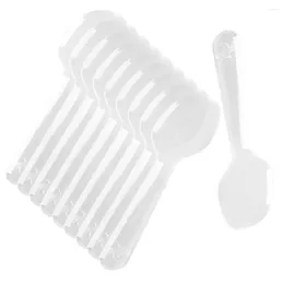 Disposable Flatware 200pcs Mini Silverware Spoons For Jelly Ice Cream Dessert Appetiser