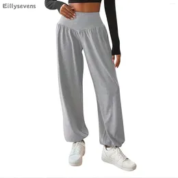 Women's Pants 2024 Sweatpants Sport Fitness Trousers Casual Loose High Waist Large Comfortable Elastic Band Harem Ropa Mujer