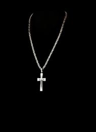 Catholic Crucifix Pedant Necklaces Gold Stainless Steel Necklace Thick Long Neckless Unique Male Men Fashion Jewellery Bible Chain Y4710360