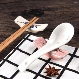 Chopsticks 1 Pc Japanese Plum Blossom Ceramic Chopstick Holder Creative Kitchen Supplies Household Accessories