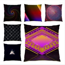 Pillow Bedroom Cases Household Products Home Decor Abstract Sofa For Living Room Decoration Polyester Linen Cusion Cover E0617