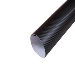 Premium 3D Black Carbon fiber vinyl Wrap Car Wrapping Film 018mm thickness With Air Drain Top quality 152x30mRoll9232675