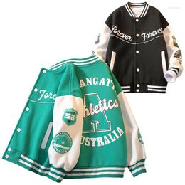 Jackets Children's Spring Autumn Fashion Handsome Baseball Jacket Boys Cartoon Letter Print Coat Kids Casual Sports Outerwear 3-10 Years