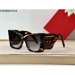 New Fashion Design Acetate Sunglasses Big Cat Eye Frame Simple and Elegant Style Versatile Outdoor Protection Glasses