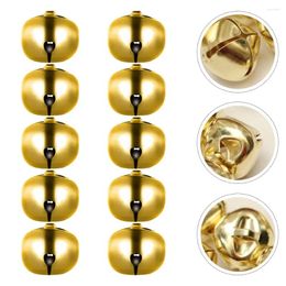 Party Supplies 100 Pcs Cross Bell Christmas Crafts Bells Materials Large DIY Jingle Decor The Hand