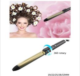 professional electric auto rotary hair curler hairstyler curling iron wand waver automatic rotating roller wave styler roller curl9990183