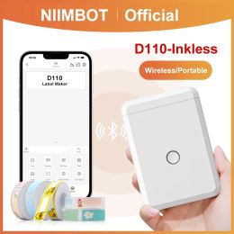 Printers Niimbot D110 D11 D101 H1 H1S Smart Pocket Label Printer Selfadhesive Sticker Maker Mini Wireless Portable Thermal Printers