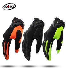 SUOMY Motorcycle Gloves Racing Summer Full Finger Protective guantes moto Motocross luva motociclista Cycle Touch Sn Bicycle Gloves7246128