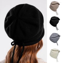 Berets Fashion Bonnet Hat For Men And Women Acrylic Style Knitted Solid Colour Casual Soft Turban Hats Hip Hop Beanie