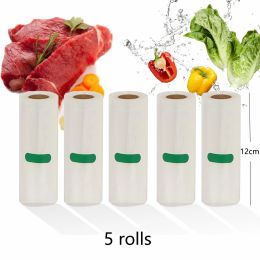 Machine Household Food Vacuum Packing Bag For Vacuum Sealer Vacuum Storage bags Food Fresh Long Keeping 12cm*500cm 5 Roll