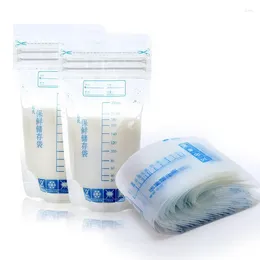 Storage Bags 30 Pcs Breast Milk Freezer Mother Safe Food Bag Feeding Disposable 250ml