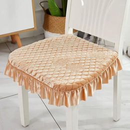Pillow Simple Removable And Washable Dining Table Chair Pad Anti-skid Autumn Winter Home Warm Thickened Room Stool F8230