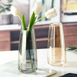 Vases Wind Simple Magic Colour Glass Vase Hydroponic Flower Arrangement Living Room Water Nourishing Creative Decoration