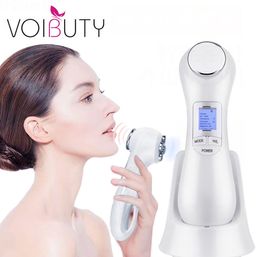 5 in 1 LED RF Pon Therapy Facial Skin Lifting Rejuvenation Vibration Device Machine EMS Ion Microcurrent Mesotherapy Massager4163201