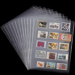 Albums 10/20Pcs Money Banknote Paper Money Album Page Collecting Holder Sleeves 1/2/3/4/5/6slot Loose Leaf Sheet Album Protection